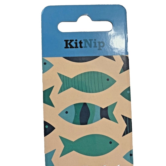 KitNip Box Kitty Cat Interactive “Catch The Fishes” Edamame Wand With Bell New - Picture 6 of 7